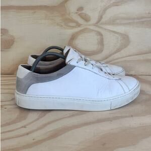 Koio - Capri Calfskin Low Top - Sneakers - White/Gray - Men's - 11M